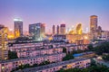 Night Scenery of Urban Architecture in Beijing, China