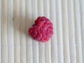 Raspberry on a bamboos background