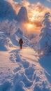 Photography in snow Artists creating masterpieces during winter walks