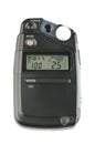 Photography studio exposure meter isolated on the white background Royalty Free Stock Photo