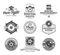 Photography Studio Logo, Labels, Icons and Design Elements Royalty Free Stock Photo