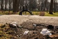 Photography to theme famous monument to children during Ukraine war