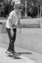 Photography to theme skateboarder riding skateboard in skatepark