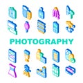 Photography Tool And Accessory Icons Set Vector Royalty Free Stock Photo