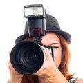 Photojournalist Royalty Free Stock Photo