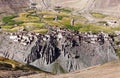 Photoksar village - Zanskar trek - Ladakh - India Royalty Free Stock Photo