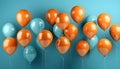 Photorealistic bright balloons