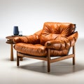 Photorealistic Brown Leather Lounge Chair By Ars - Meticulous Design