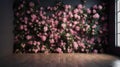 Photorealistic Camellia Wall Backdrop