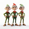 Photorealistic Cartoon Elf Characters 3d Elves Cel Shaded Elves