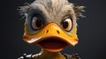 Photorealistic Character Modeling: Playful Duck With Metal Armor