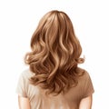 Photorealistic Detail: Woman With Straight Hair And Curly Wavy Hair