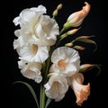 Photorealistic Gladiolus Image With Organic Architecture And Native Brazilian Motifs