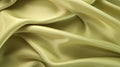 Photorealistic Golden Wavy Silk Background Fabric Photo In Cinema4d