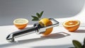 Photorealistic image of a compact citrus squeezer Royalty Free Stock Photo