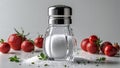 Photorealistic image of a cordless salt shaker with soft base on a white background Royalty Free Stock Photo