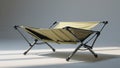 Photorealistic image of a folding camp cot Royalty Free Stock Photo