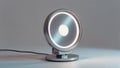 Photorealistic image of a magnetic mirror light in a clean isolated environment Royalty Free Stock Photo