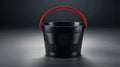 Photorealistic image of a plastic bucket with handle Royalty Free Stock Photo