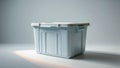 Photorealistic image of a plastic fridge storage bin Royalty Free Stock Photo