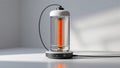 Photorealistic image of a usb water heater pad in a modern studio setting Royalty Free Stock Photo