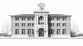 Photorealistic Italianate Building With Classic Academia Flair