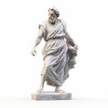 Photorealistic Miniature Sculpture Of Ancient Greek God In Caravaggesque Style