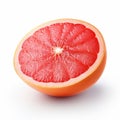 Photorealistic Rendering Of A Half Grapefruit: A Booru-inspired Artwork