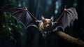 Photorealistic Rendering Of Harpia Harpyja Bat In Brazilian Zoo