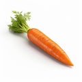 Photorealistic Rendering Of Isolated Carrot On White Background Royalty Free Stock Photo