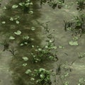 Photorealistic seamless texture of shallow freshwater pond Royalty Free Stock Photo