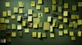 Photorealistic Sticky Notes Royalty Free Stock Photo