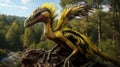 Photorealistic Troodon With Scorpion Tail - Dragoncore Art