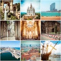 Photos from Barcelona Royalty Free Stock Photo