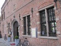 Buildings in the Medieval city of Bruge in Belgium, Europe