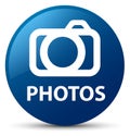 Photos (camera icon) blue round button