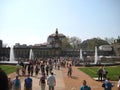 Photos with landscape background summer Palace historical and architectural complex Zwinger