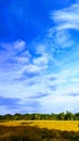 Photos of natural landscapes with open shades. blue sky