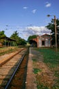 Old and abandoned railway in the city of Vinhedo, Sao Paulo - Brazil Royalty Free Stock Photo