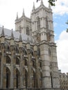 Views of Westminster Abbey in London, England