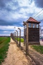 Photos of victims of Auschwitz concentration camp, Poland Royalty Free Stock Photo