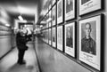 Photos of victims at concentration camp Auschwitz I, Poland Royalty Free Stock Photo