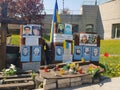 Photos of victims of the protests at Maidan Nezalezhnosti in Kiev