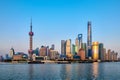 The Bund sunset in shanghai. Royalty Free Stock Photo