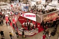 Photoshow: Canon stand Royalty Free Stock Photo