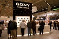 Photoshow: Sony stand Royalty Free Stock Photo