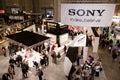 Photoshow: Sony stand Royalty Free Stock Photo