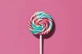 PhotoStock Artistic capture of lollipop against a white isolated background Royalty Free Stock Photo