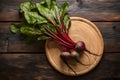 PhotoStock Kitchen table adorned with beetroot, a colorful and healthy option