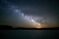 PhotoStock Starry night sky twinkles against a serene dark backdrop